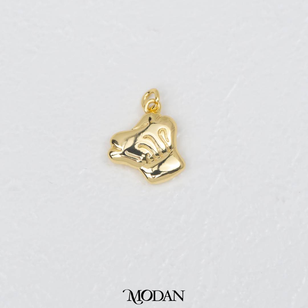 Toque blanche Chef’s Hat Charm DIY Charm Liontin Topi Koki Hypoallergenic Gold Filled