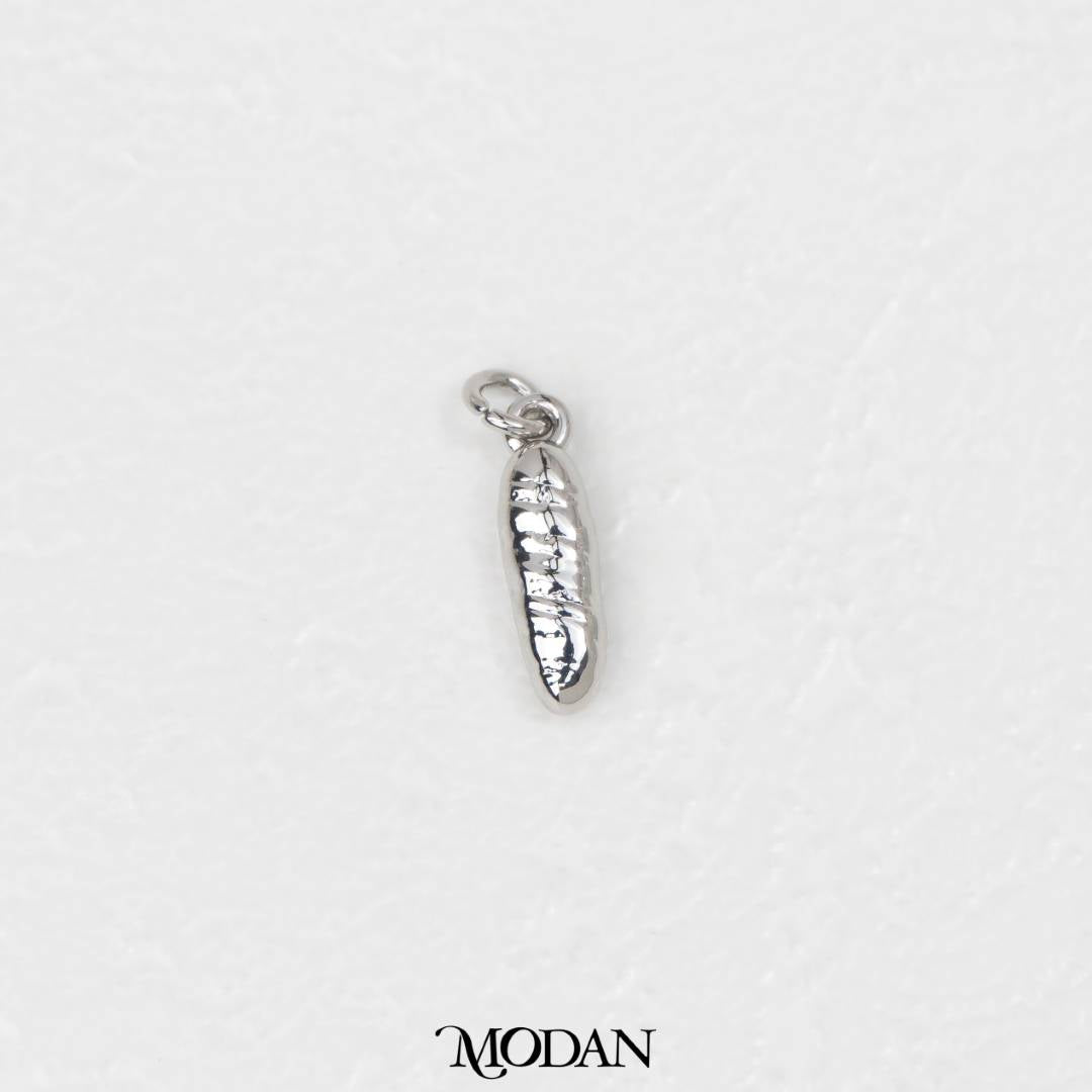 Plain Baguette Patisserie Charm DIY Charm Liontin Pastry Roti Baguette Hypoallergenic Gold Filled