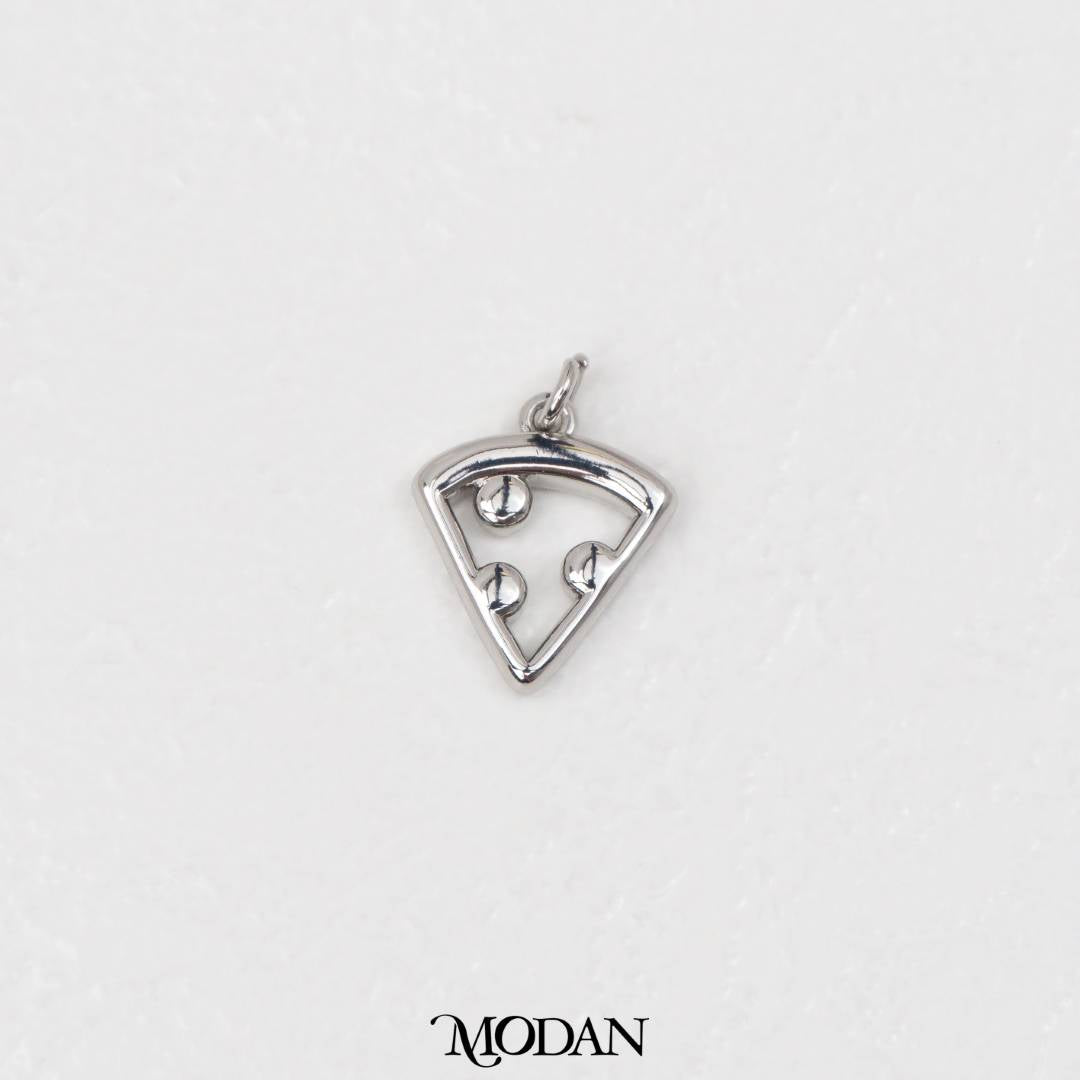 Yummy Pizza Slice Charm DIY Charm Liontin Pizza Hypoallergenic Gold Filled