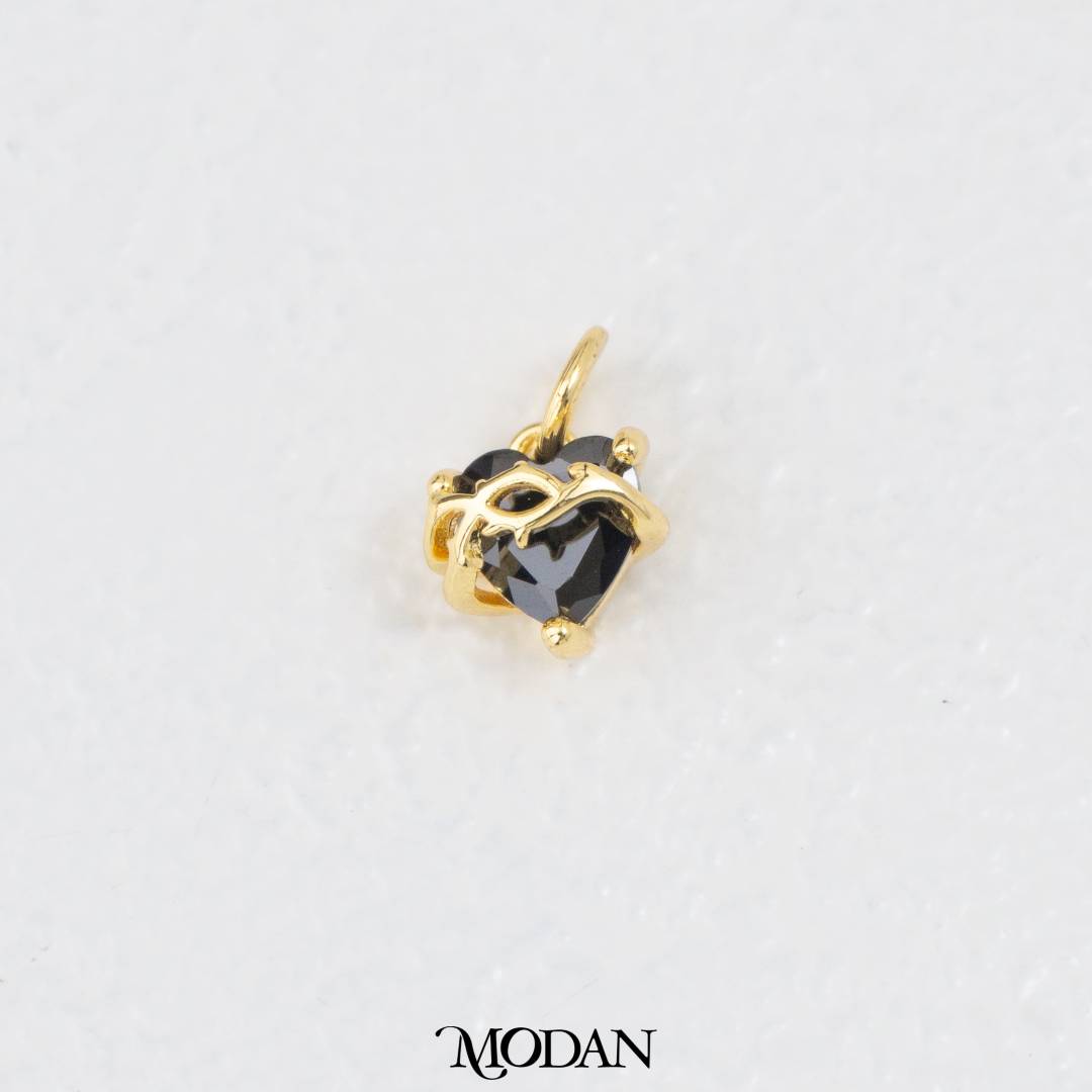 Colorful Joyful Heart Meaningful Charm DIY Charm Liontin Kalung/Gelang Hati Bermakna Hypoallergenic Gold Filled