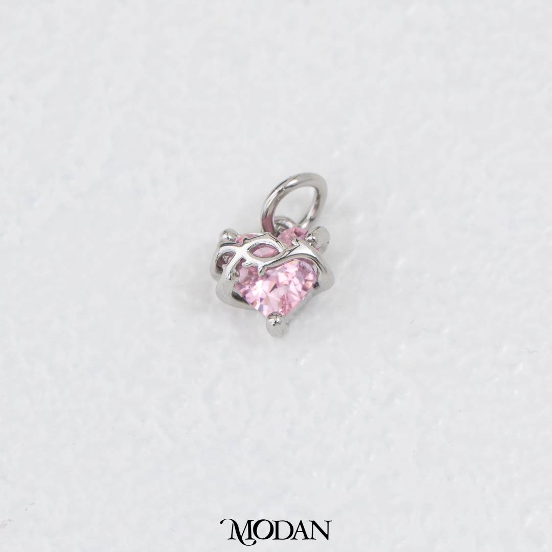 Colorful Joyful Heart Meaningful Charm DIY Charm Liontin Kalung/Gelang Hati Bermakna Hypoallergenic Gold Filled