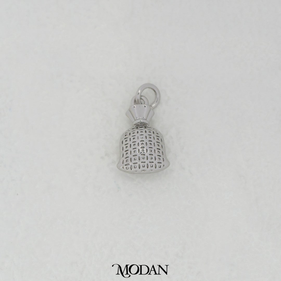 Money Bag DIY Charm Liontin Kantong Uang Hypoallergenic Gold Filled