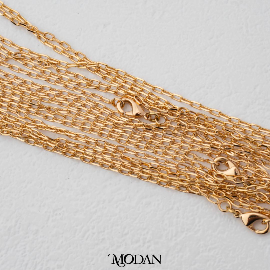 Rosegold Cable Chain DIY Chain Rantai Kalung Hypoallergenic Gold Filled