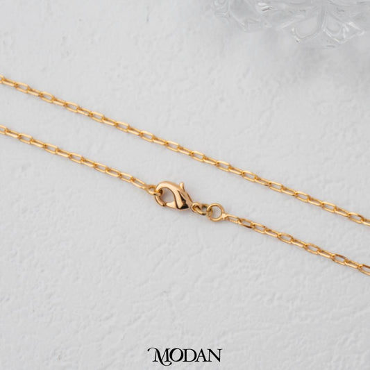 Rosegold Cable Chain DIY Chain Rantai Kalung Hypoallergenic Gold Filled