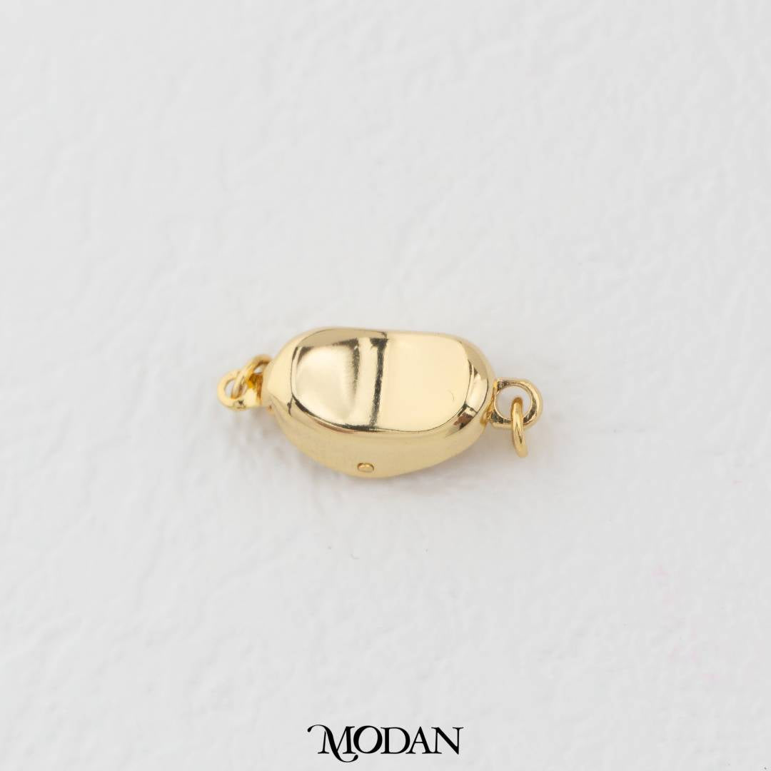 Minimalist Push In Clasp DIY Necklace Closure Pengait Kalung Hypoallergenic Gold Filled