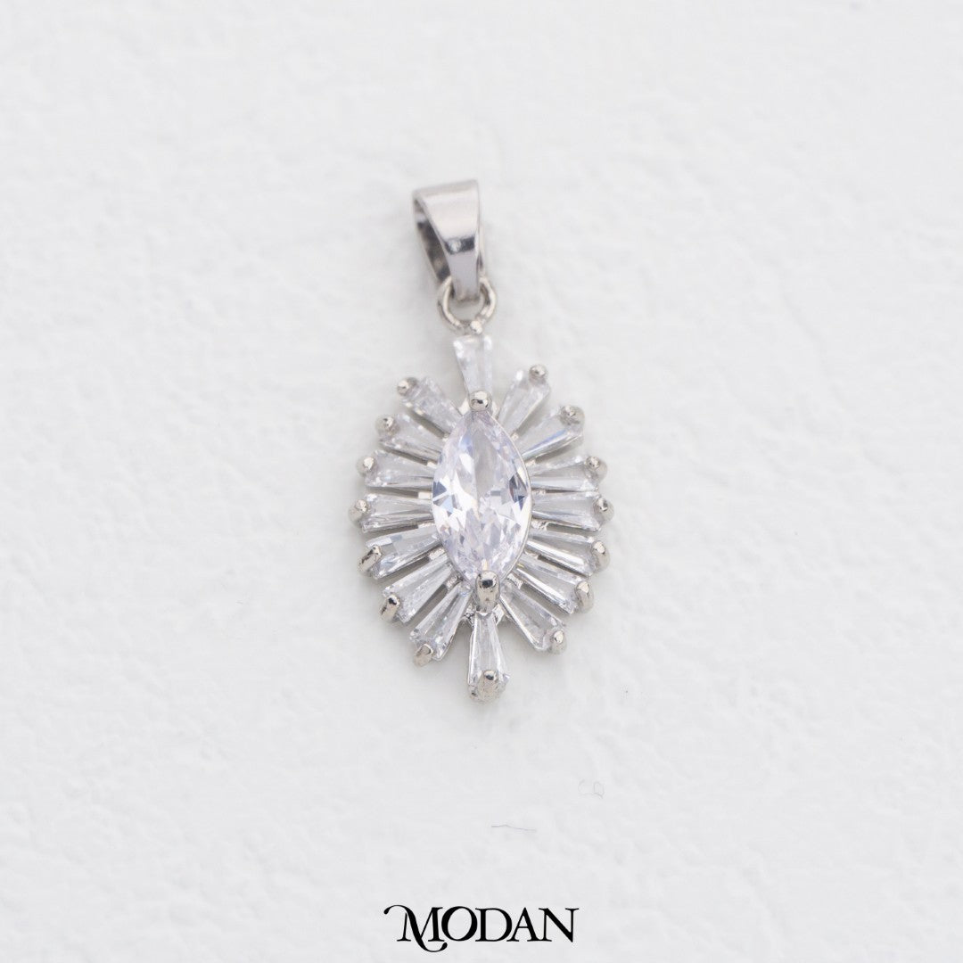 Sparkling Marquise DIY Charm Liontin Marquise Hypoallergenic Gold Filled