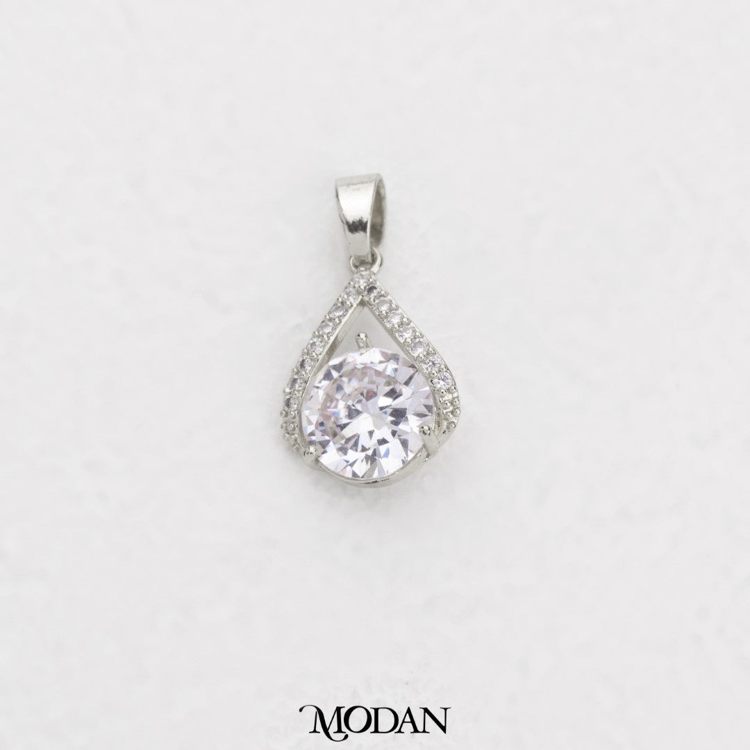 Sparkling teardrop Charm Liontin Tetes Air Mata Kecil Hypoallergenic Gold Filled