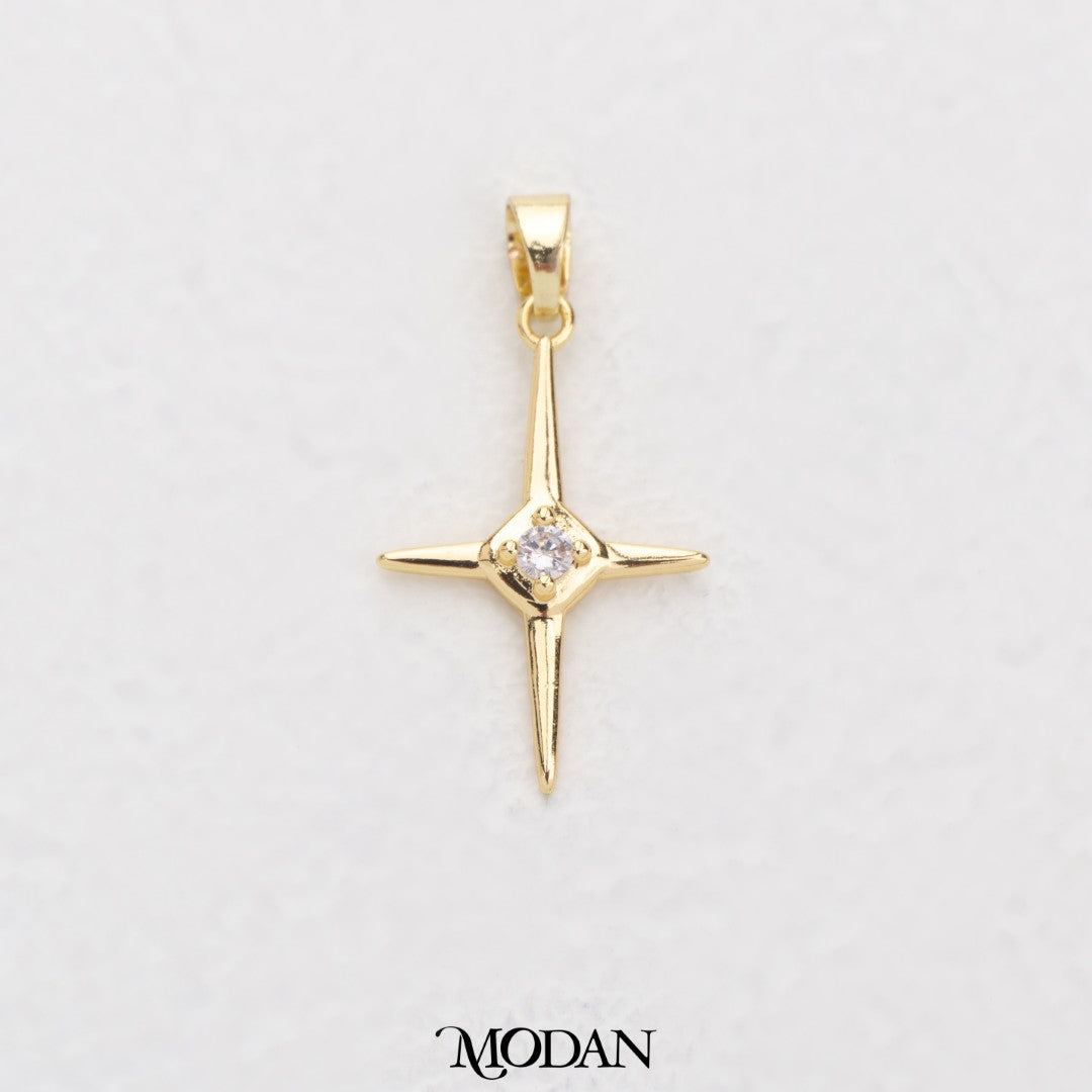 North Star DIY Charm Liontin Kalung/Gelang Bintang Hypoallergenic Gold Filled