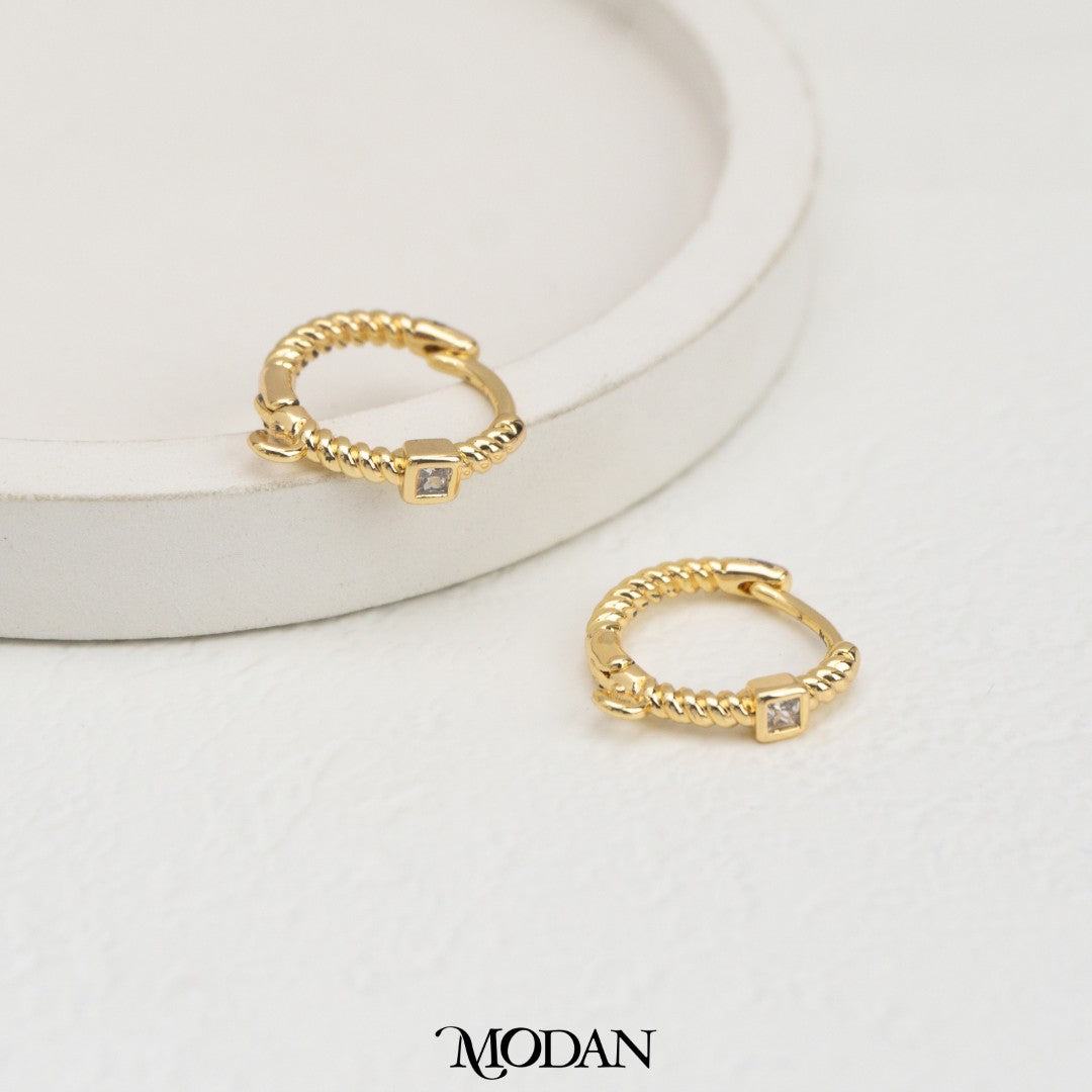 (16mm) Plain Marquise Hoops Earrings DIY Earrings Findings Pengait Anting Polos Hypoallergenic Gold Filled