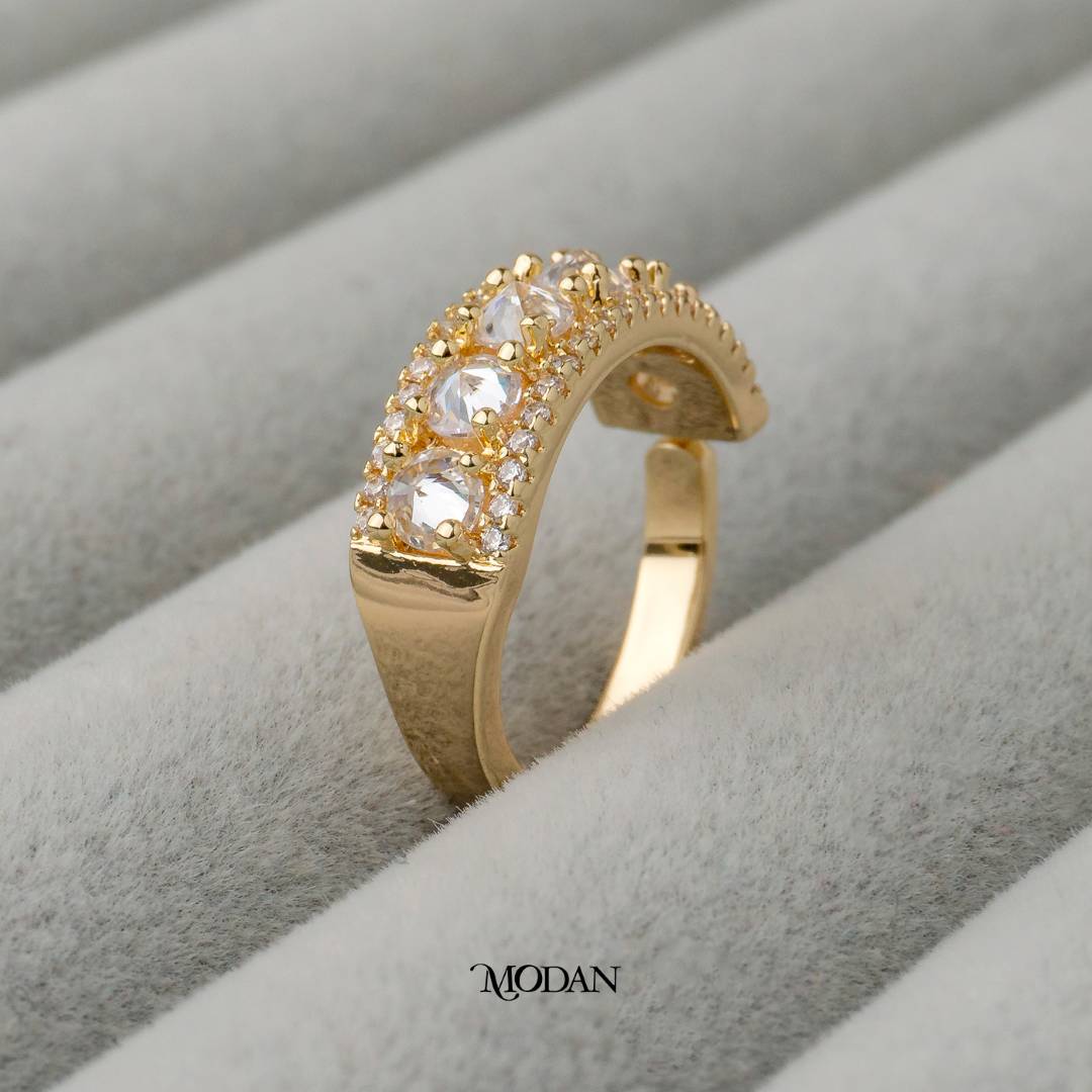 Erternity Adjustable Ring Cincin Eternity Adjustable Hypoallergenic Gold Plated