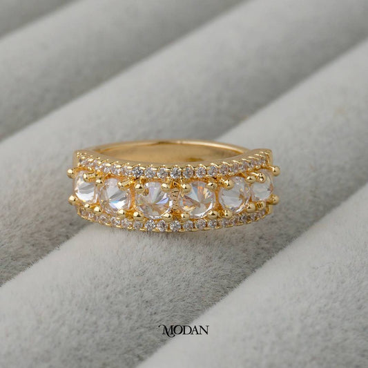 Erternity Adjustable Ring Cincin Eternity Adjustable Hypoallergenic Gold Plated