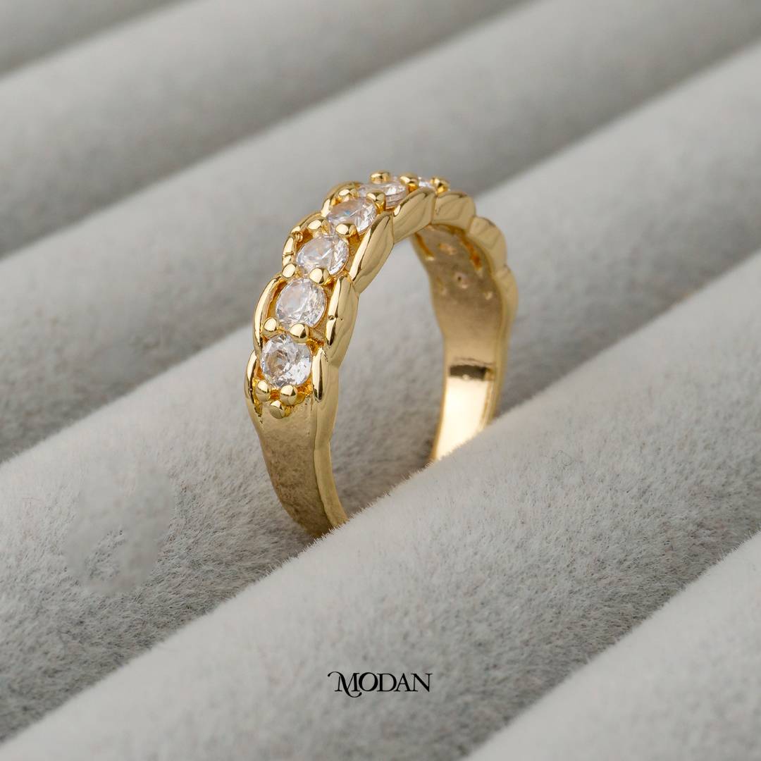 Listring Eternity Adjustable Ring Cincin Simple Adjustable Hypoallergenic Gold Plated