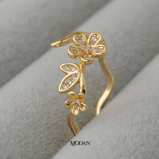 Blooming Dainty Daisy Ring Cincin Bunga Daisy Hypoallergenic Gold Plated