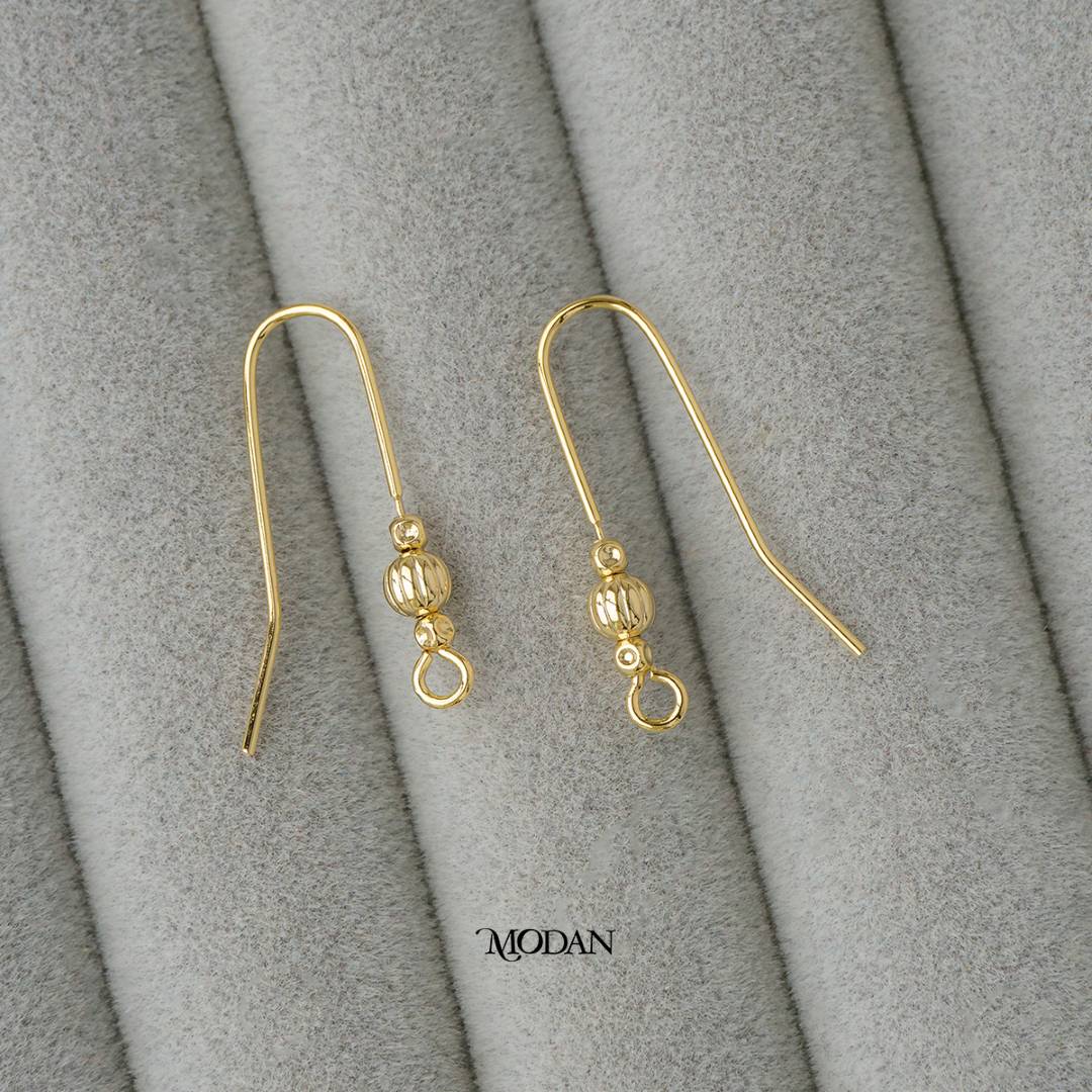 Plain Hooks DIY Earrings Findings Pengait Anting Gantung Unfinished Hypoallergenic Gold Plated