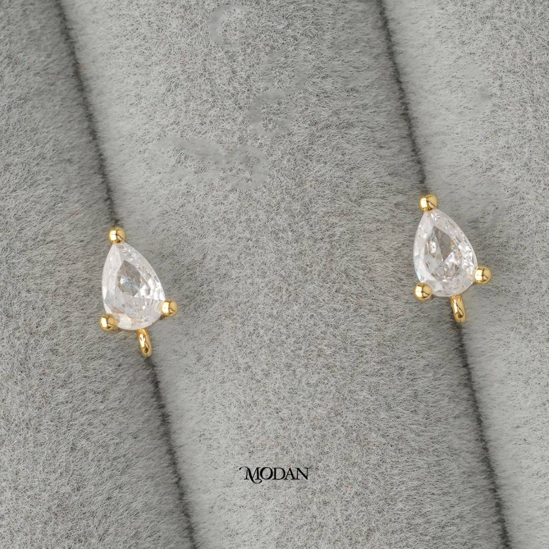 Teardrop Studs Earring DIY Earrings Findings Pengait Anting Tusuk Unfinished Hypoallergenic Sterling Silver
