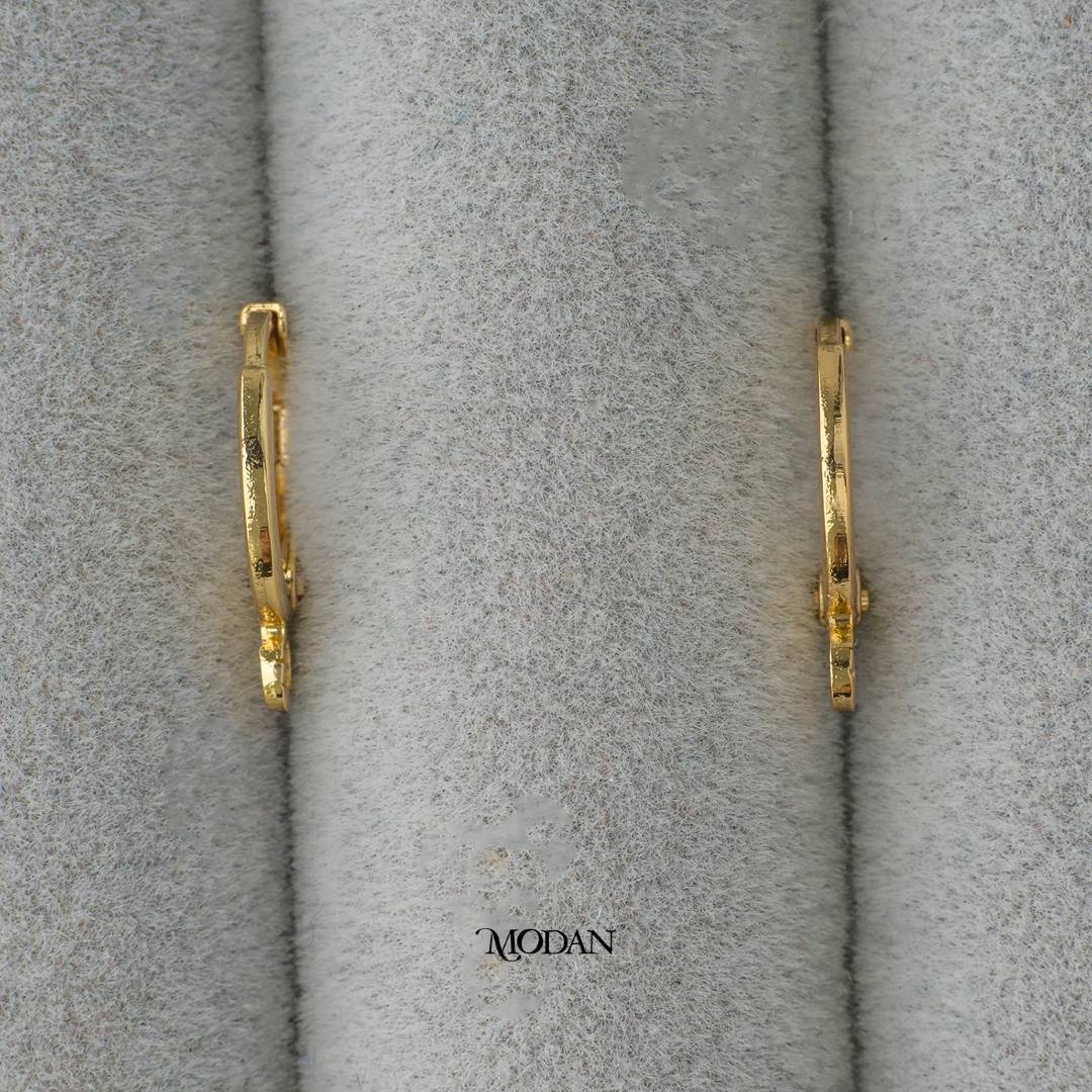 Simple Hoops Earring DIY Earrings Findings Pengait Anting Gantung Unfinished Hypoallergenic Gold Filled