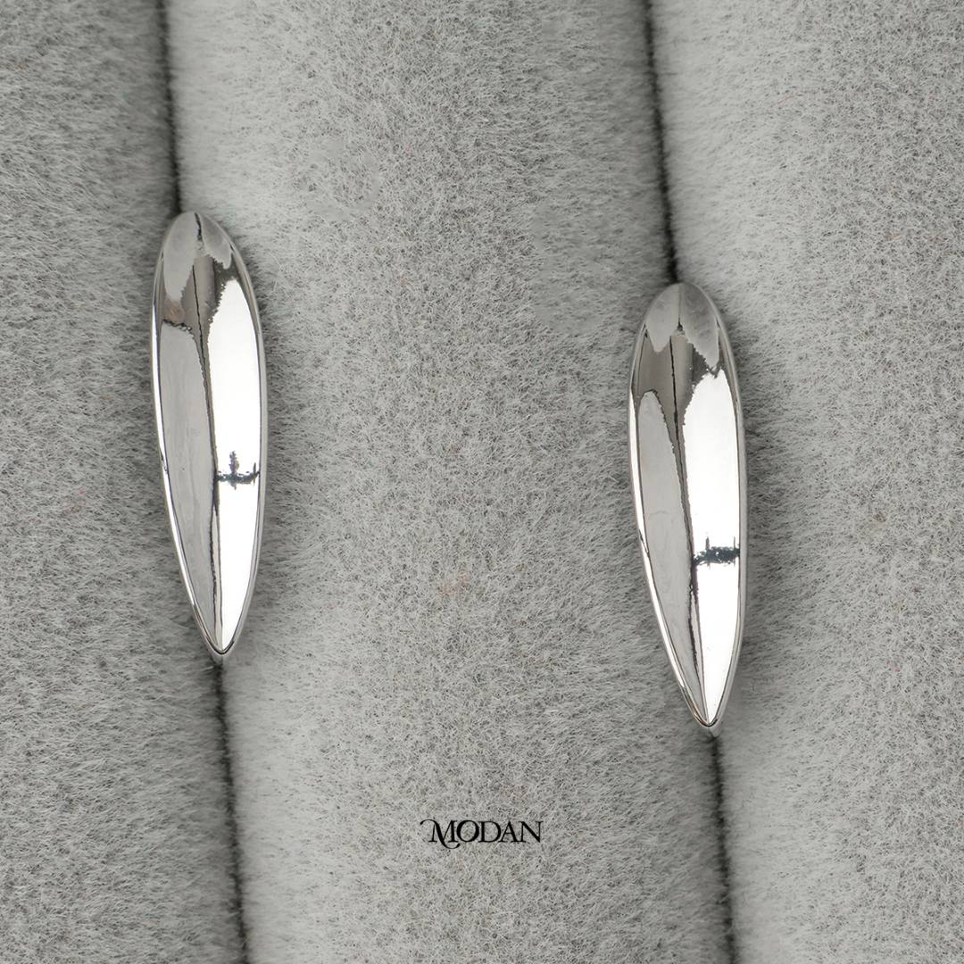 Plain Oval English Lock Earrings DIY Earrings Findings Pengait Anting Bulat Unfinished Hypoallergenic Gold Filled
