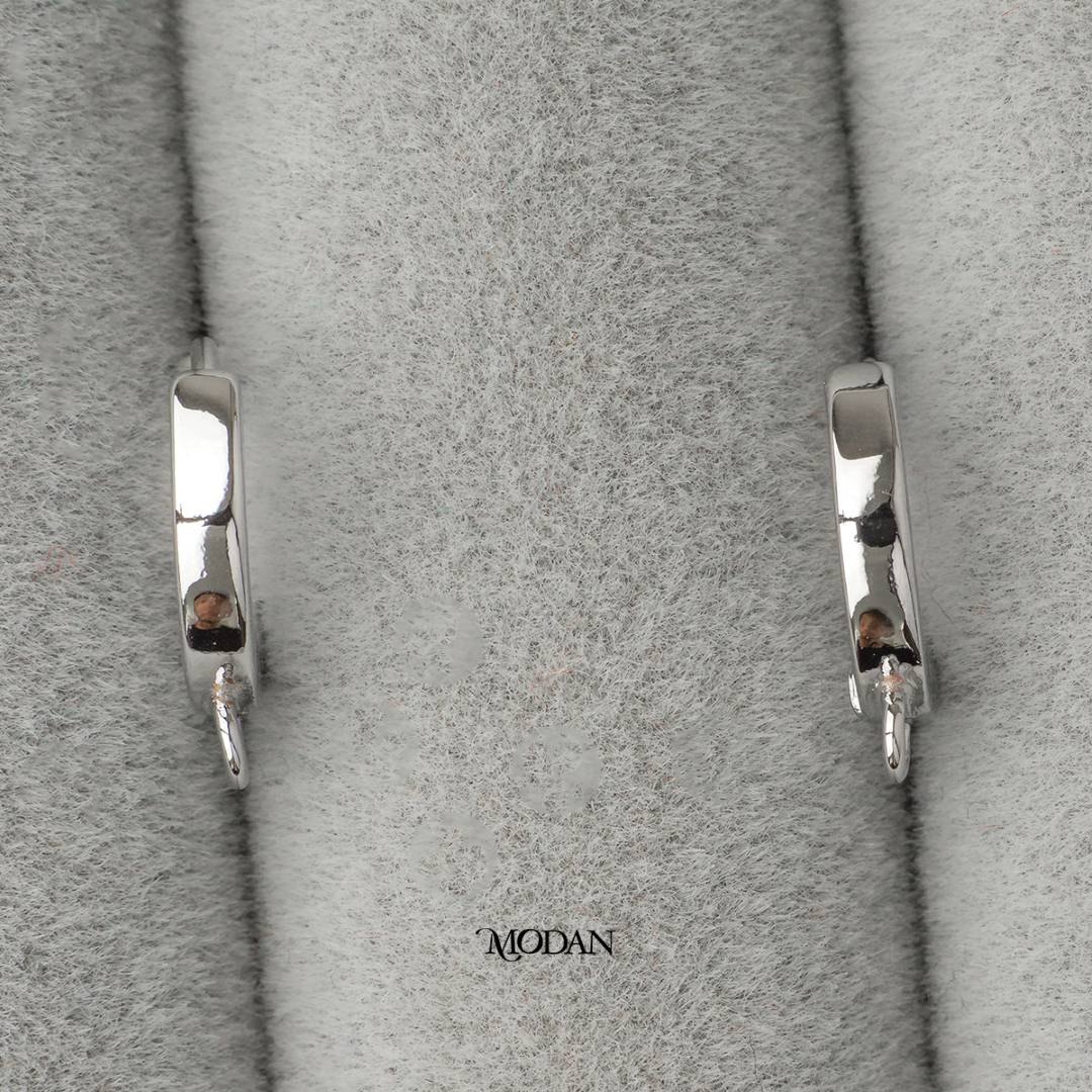 Simple Plain Huggie Earrings DIY Earrings Findings Pengait Anting Bulat Unfinished Hypoallergenic Gold Filled