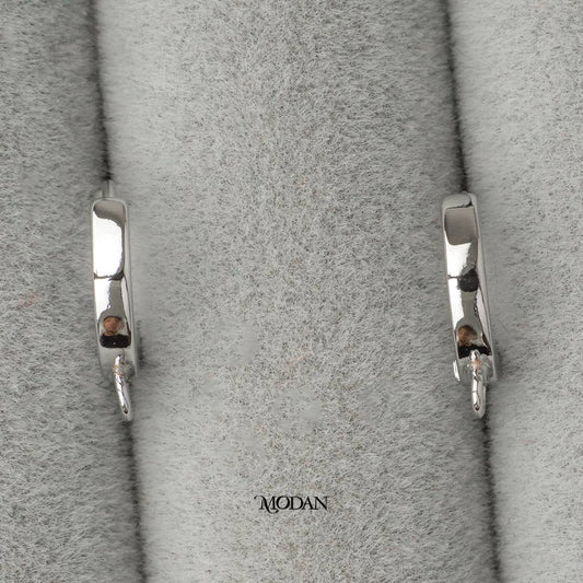 Simple Plain Huggie Earrings DIY Earrings Findings Pengait Anting Bulat Unfinished Hypoallergenic Gold Filled