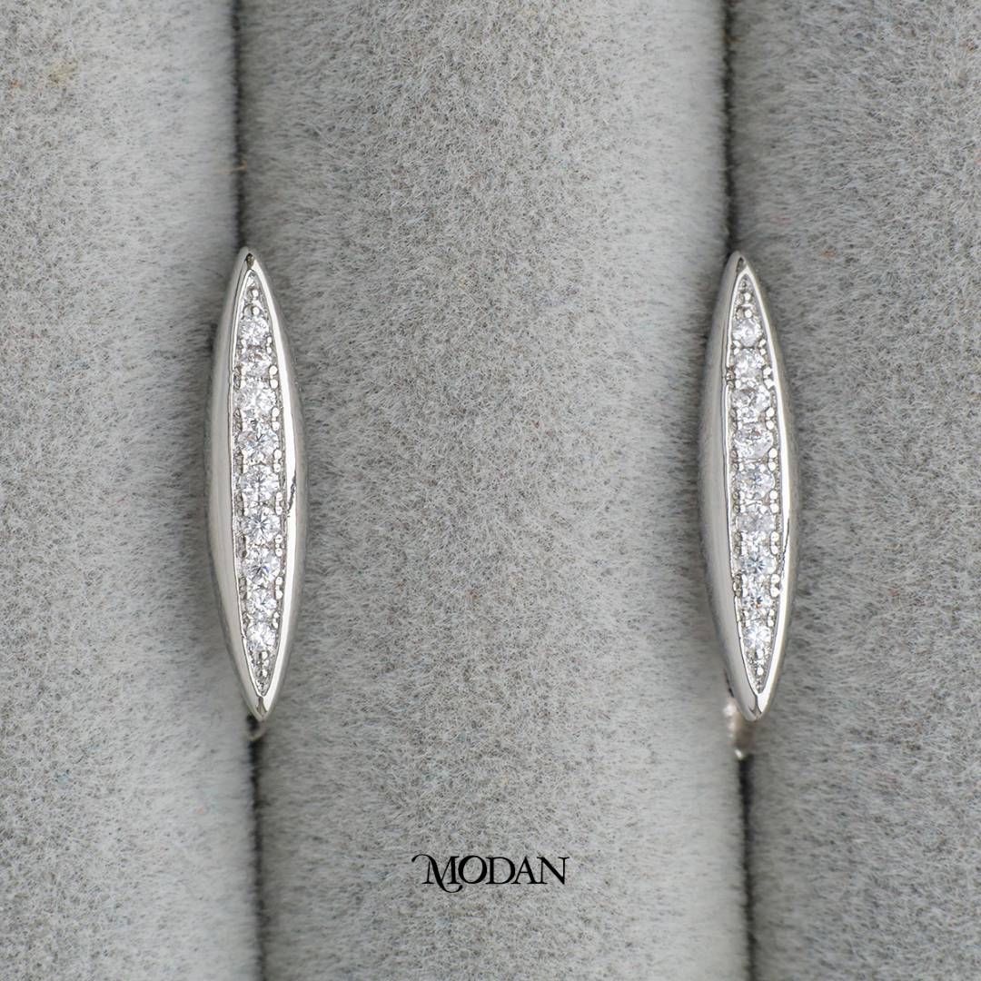 Elegant Micro Paved English Lock Earrings DIY Earrings Findings Pengait Anting Elegant Hypoallergenic Gold Filled