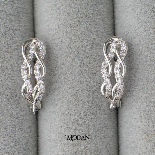 Batik English Lock Earrings DIY Earrings Findings Pengait Anting Classic Unfinished Hypoallergenic Gold Plated