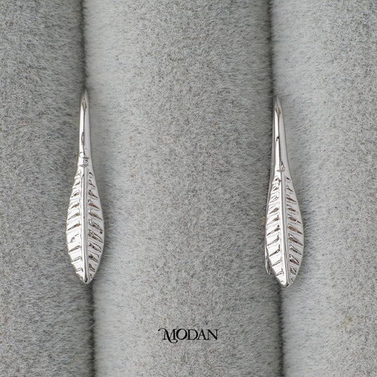 French Hook Leaf Shaped Earring DIY Earrings Findings Pengait Anting Gantung Daun Unfinished Hypoallergenic Gold Filled
