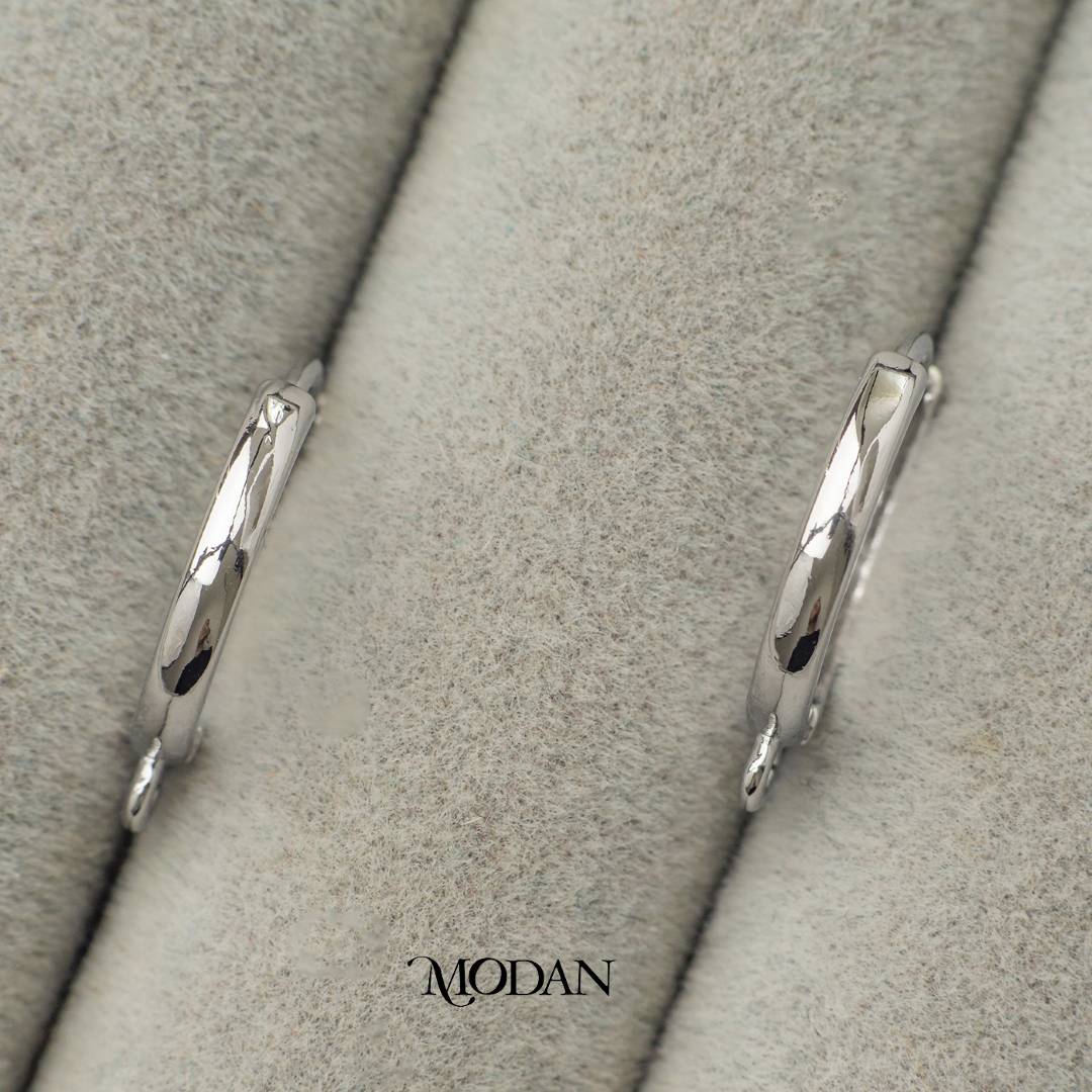 (18mm) Plain Hoops Earring DIY Earrings Findings Pengait Anting Gantung Unfinished Hypoallergenic Gold Filled
