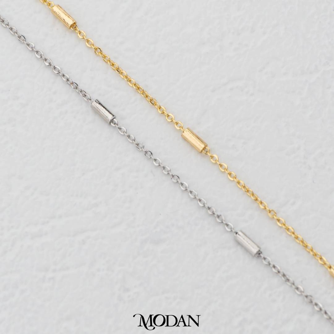 (1 meter) Dainty Satellite Tube Cable Chain Unfinished DIY Chain Rantai Kalung Gelang Meteran Hypoallergenic Gold Filled
