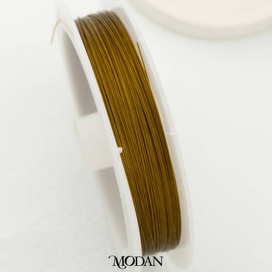 (25meter) (0.25mm) Beading Wire Unfinished DIY Chain Kawat Untuk Manik Meteran Hypoallergenic Stainless Steel
