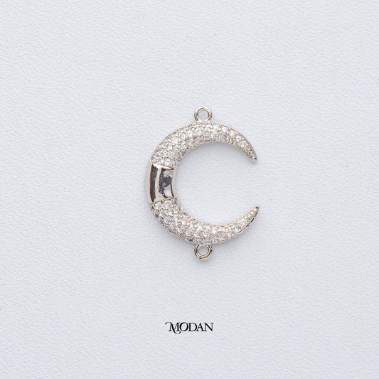 Celestial Crescent Moon DIY Connector Liontin Konektor Bulan Hypoallergenic Gold Filled