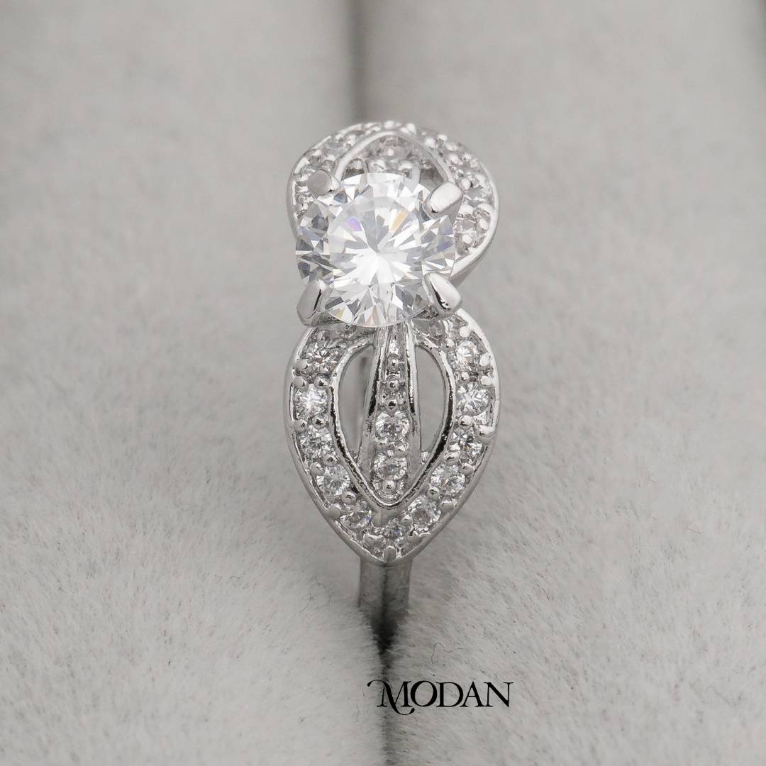 Angel Wings Solitaire Ring Cincin Sayap Malaikat Hypoallergenic Gold Plated