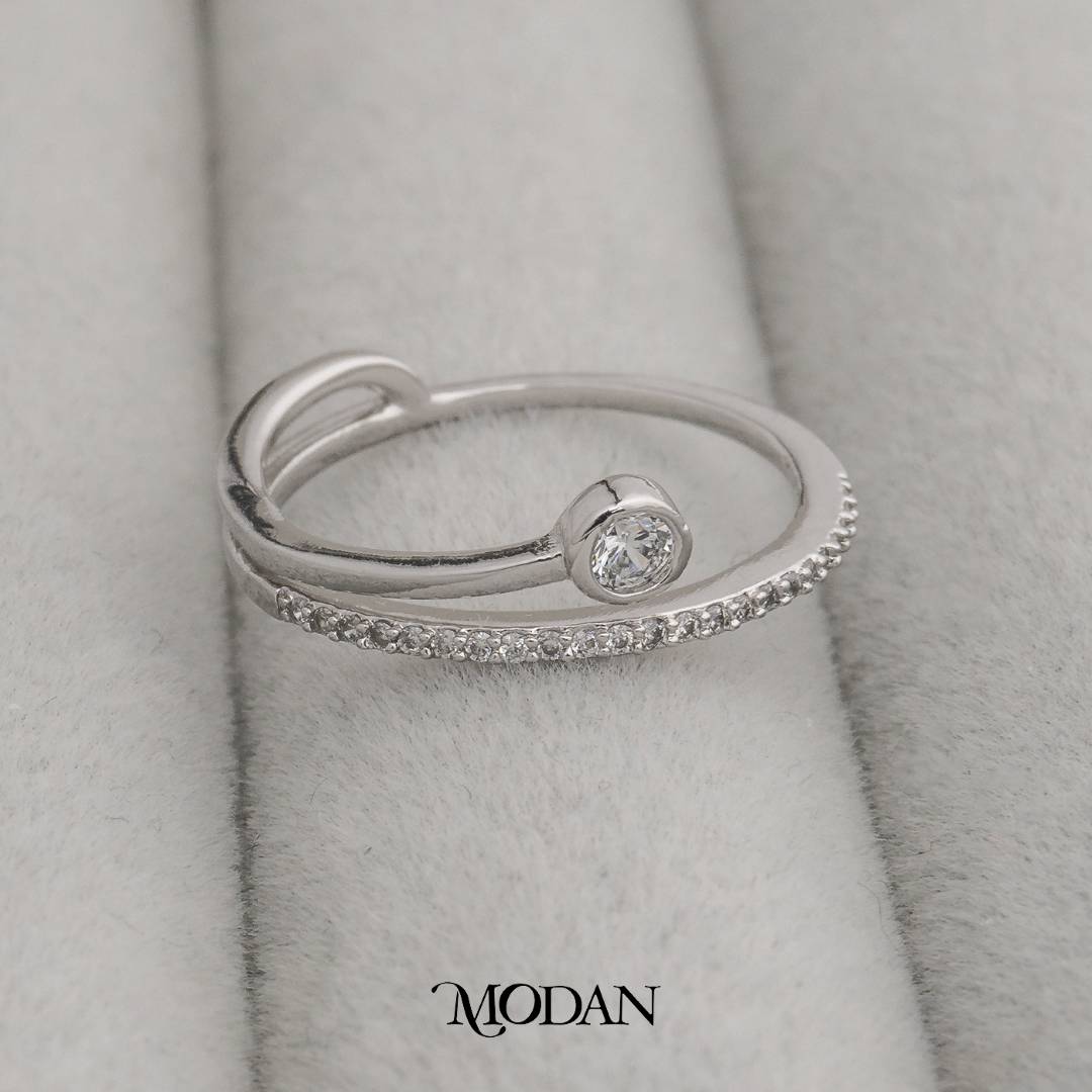 Simple Spiral Ring Cincin Lilit Simpel Hypoallergenic Gold Plated