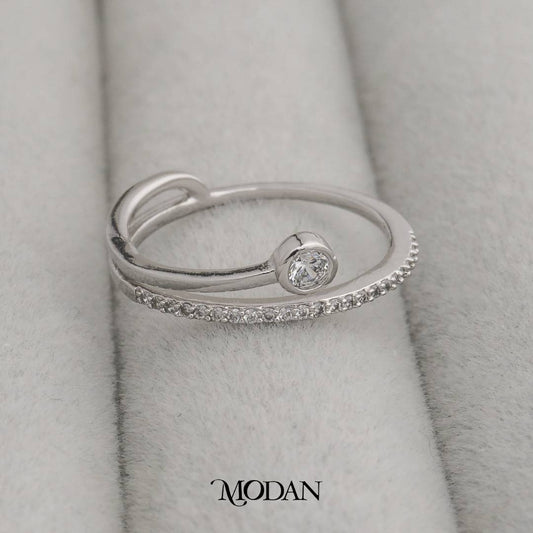 Simple Spiral Ring Cincin Lilit Simpel Hypoallergenic Gold Plated