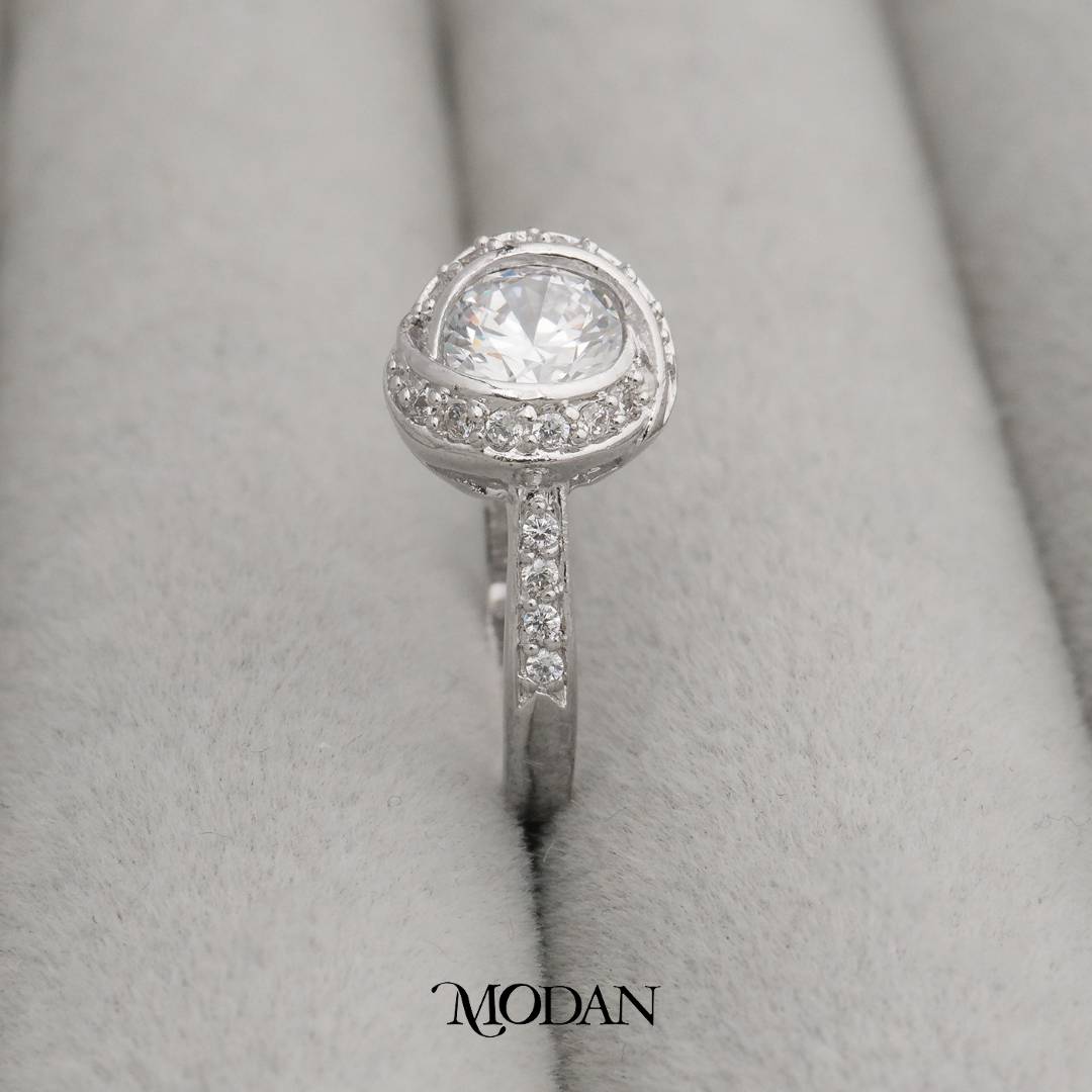 Elegant Wrap Solitaire Ring Cincin Balutan Mata Satu Hypoallergenic Gold Plated