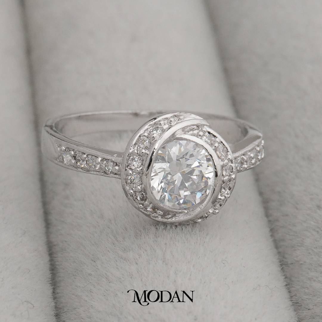 Elegant Wrap Solitaire Ring Cincin Balutan Mata Satu Hypoallergenic Gold Plated