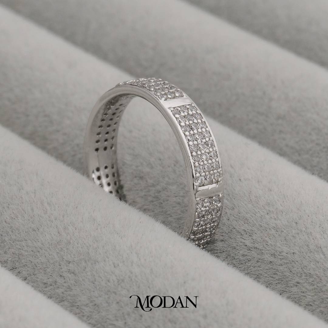 Classic Blok Ring Cincin Model Blok Klasik Hypoallergenic Gold Plated
