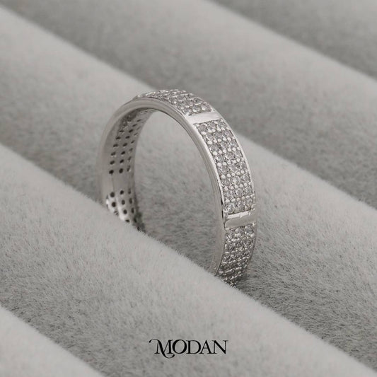 Classic Blok Ring Cincin Model Blok Klasik Hypoallergenic Gold Plated