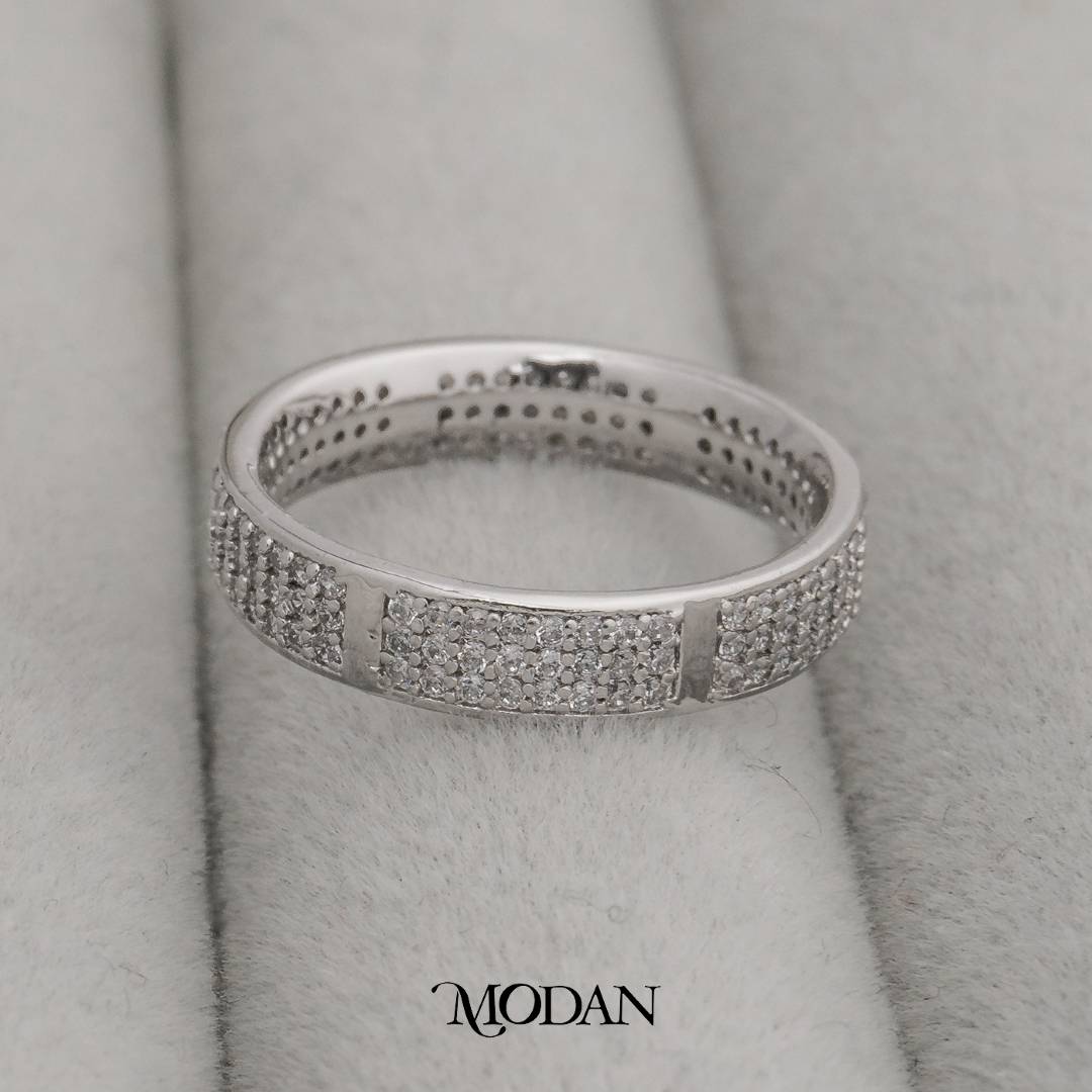 Classic Blok Ring Cincin Model Blok Klasik Hypoallergenic Gold Plated
