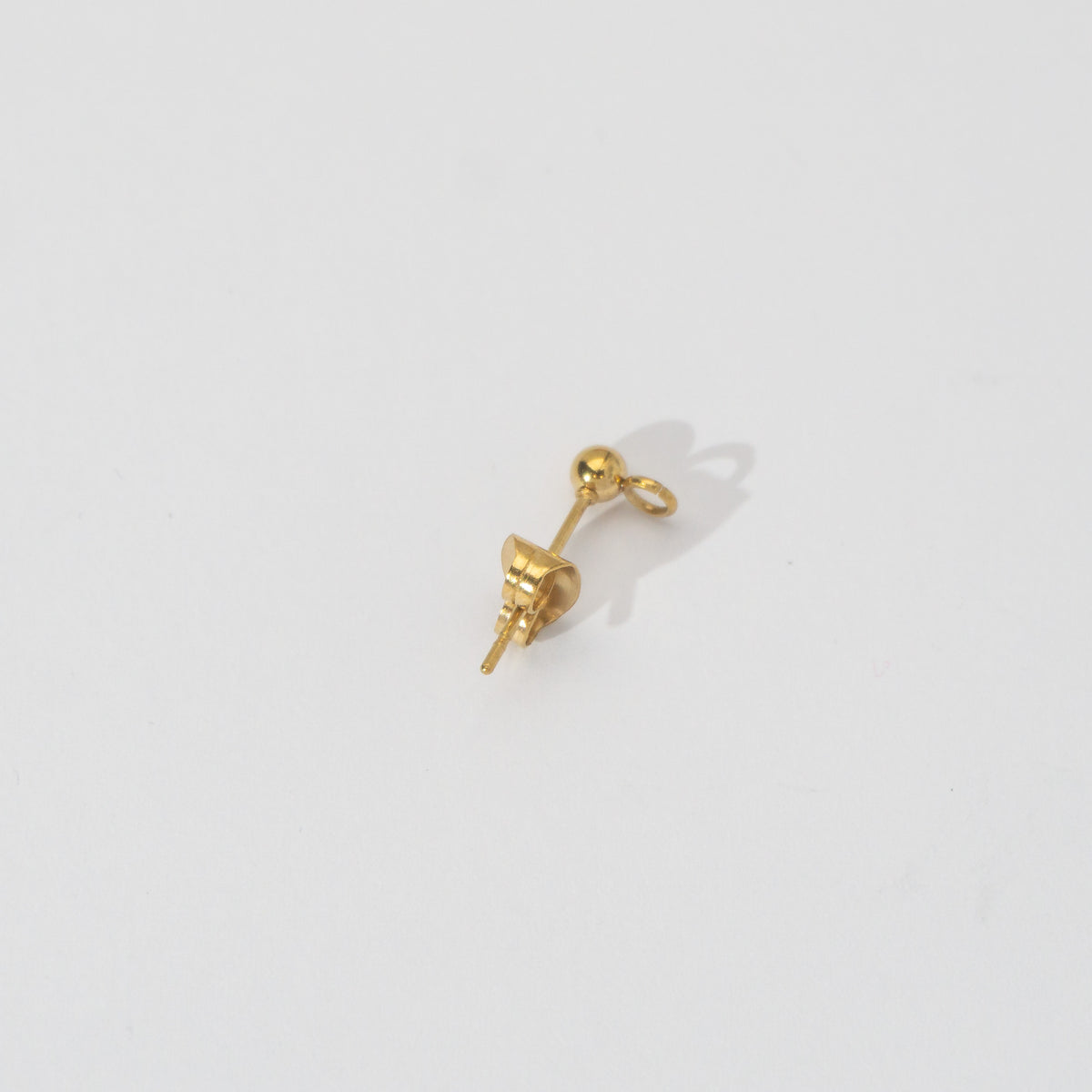 (10pcs) (3mm) Plain Round Half Stud Earrings DIY Anting Tusuk Setengah Jadi Bulat Polos Hypoallergenic Stainless Steel