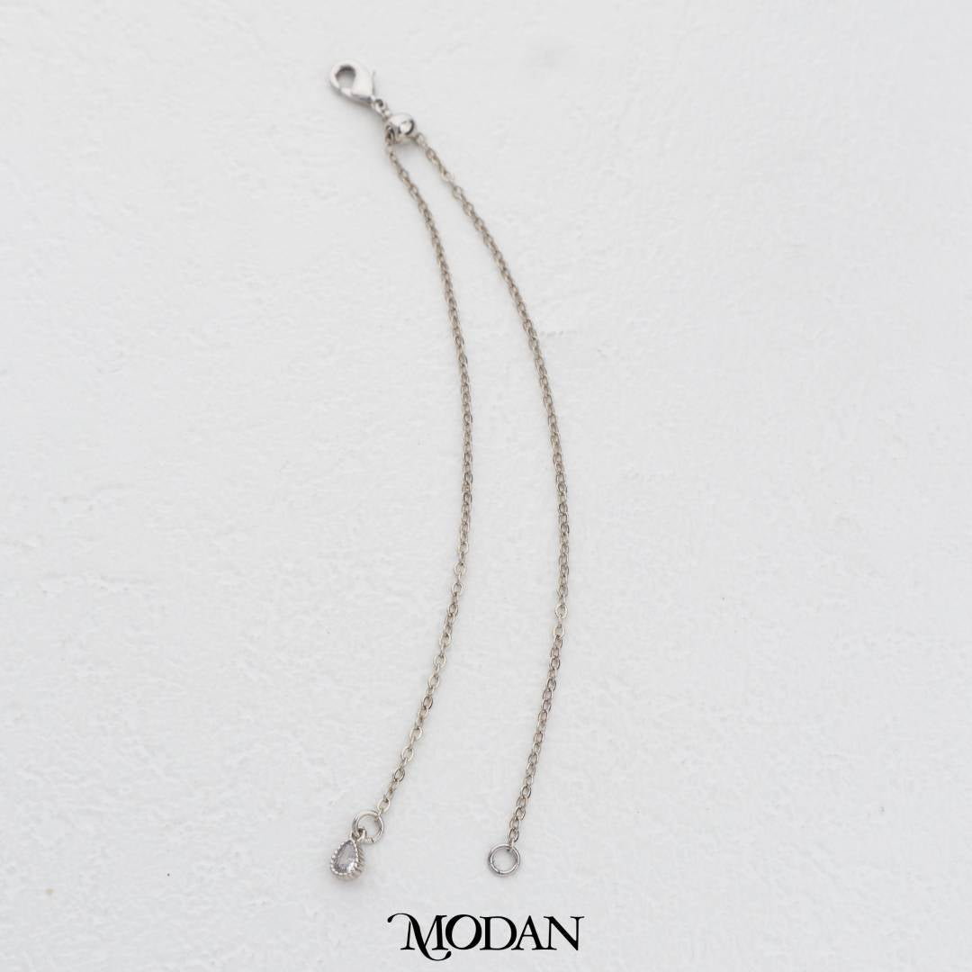 Adjustable Extender Instant Daily Wear Rantai Tambahan Serut Untuk Kalung Gelang Hypoallergenic Gold Filled