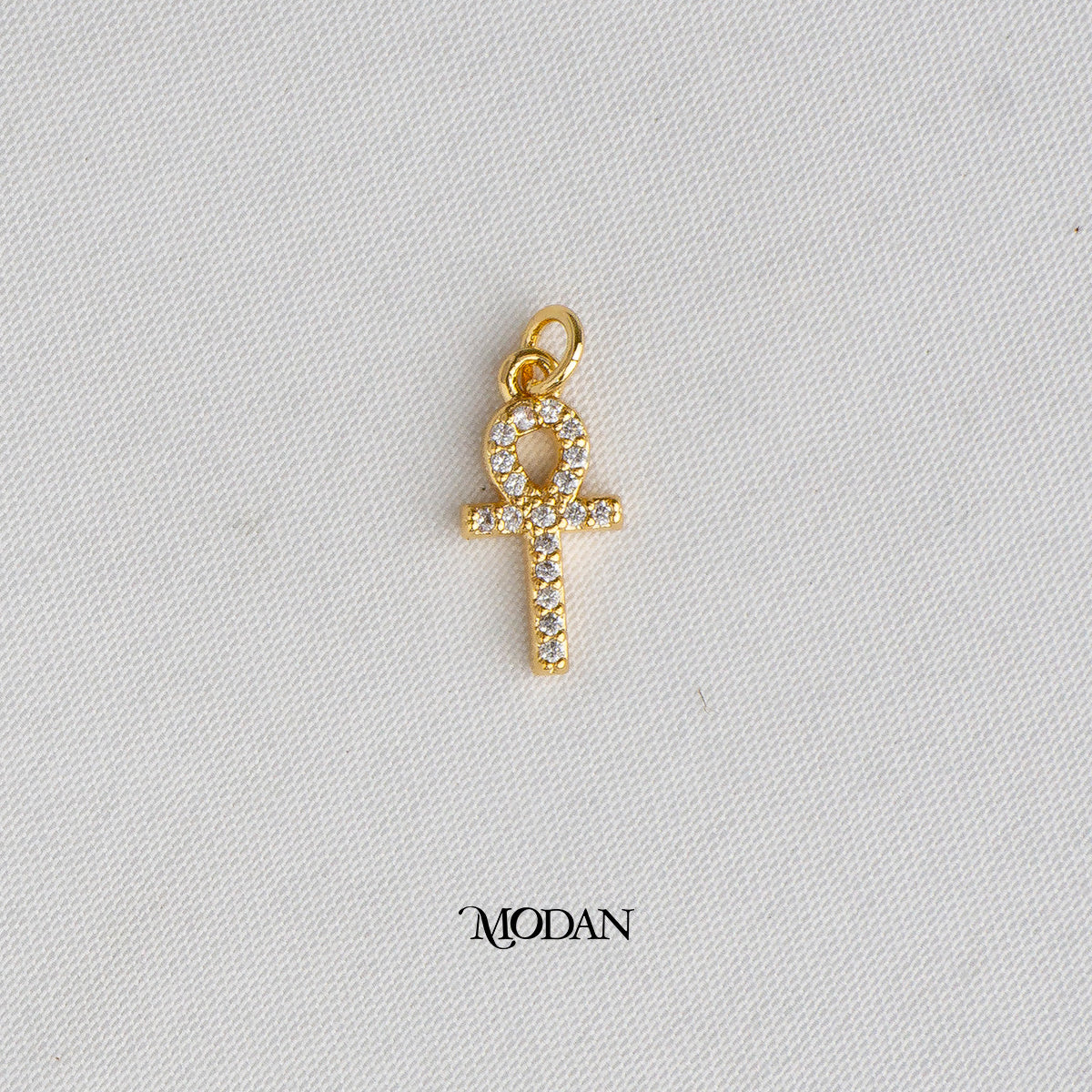 The Ankh Key of Life DIY Charm Liontin Kunci Religi Hypoallergenic Gold Plated