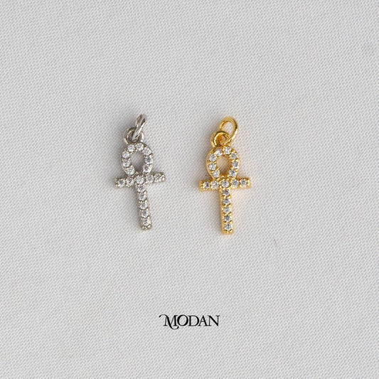 The Ankh Key of Life DIY Charm Liontin Kunci Religi Hypoallergenic Gold Plated
