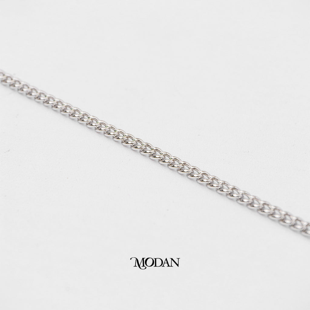 Plain Curb Chain Unfinished DIY Chain Rantai Kalung Gelang Meteran Hypoallergenic Gold Filled