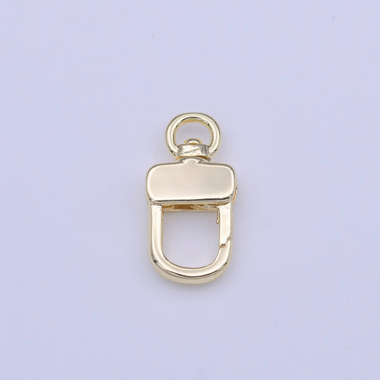 Push Gate Lobster Clasps DIY Necklace Closure Pengait Aksesoris Hypoallergenic Gold Plated