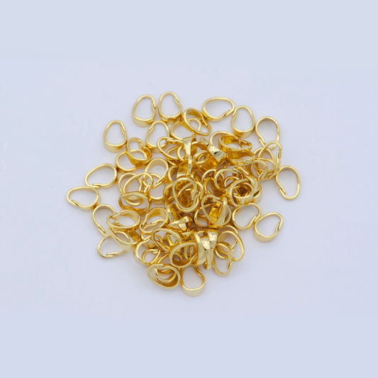 (5Pcs) Minimalist Pendant Hook DIY Closure Pengait Liontin Hypoallergenic Gold Filled