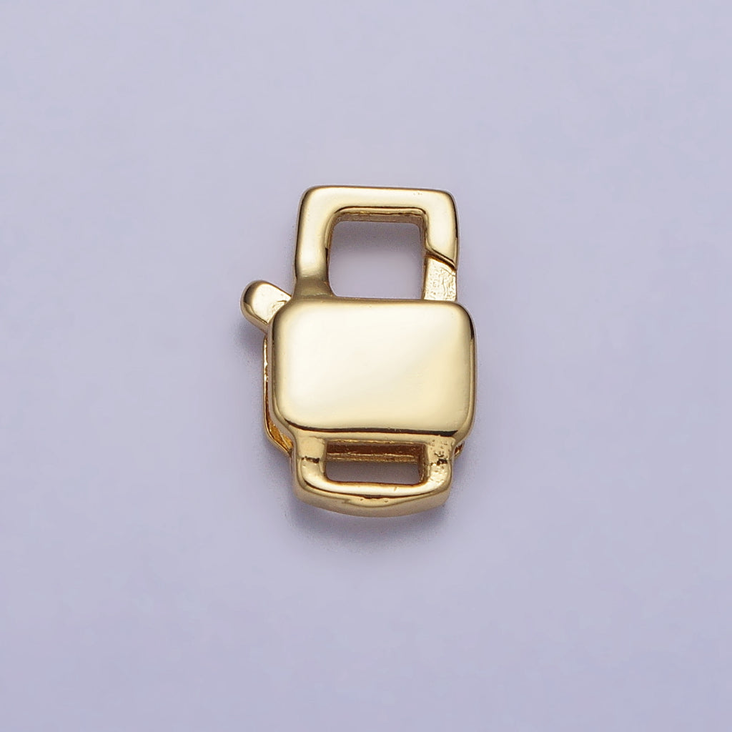 Lobster Clasps Geometric DIY Necklace Closure Pengait Aksesoris Hypoallergenic Gold Filled