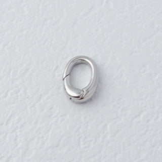 Oval Spring Gate Push Ring Clasp DIY Necklace Pengait Oval Hypoallergenic Gold Filled