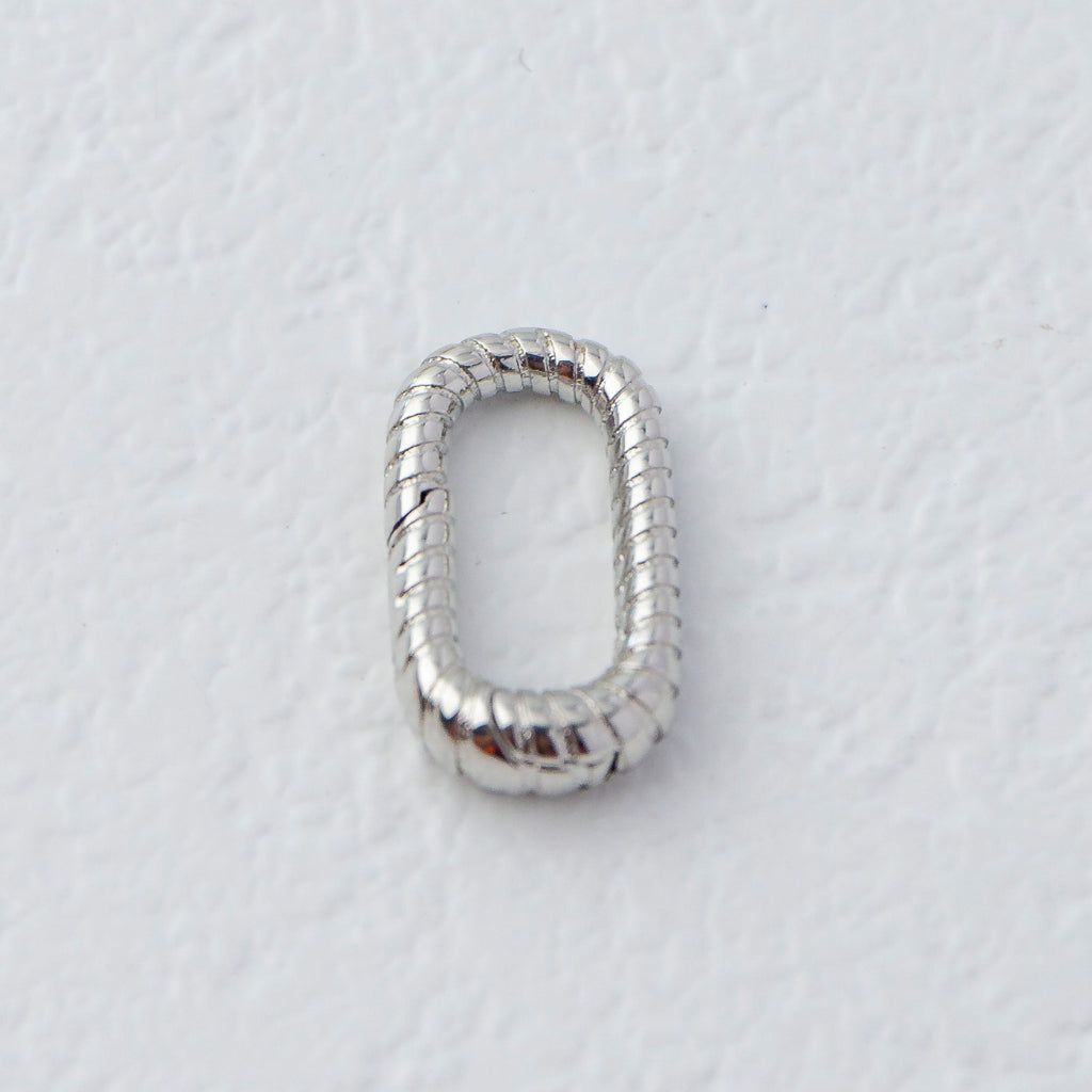 Textured Spring Clasps DIY Necklace Closure Pengait Gelang Kalung Hypoallergenic Gold Plated