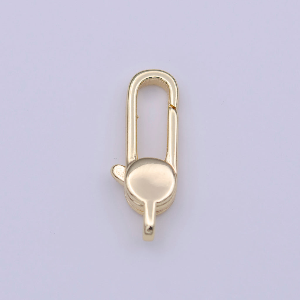 Thin Lobster Clasp DIY Necklace Closure Kokot Udang Hypoallergenic Gold Filled