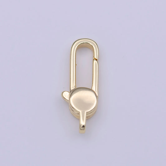 Thin Lobster Clasp DIY Necklace Closure Kokot Udang Hypoallergenic Gold Filled